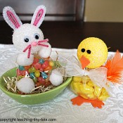 feature jellybean bunny and duck