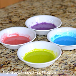 Puffy Paint Recipe for Young Children!