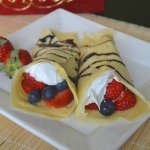 crepes with fruit