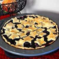 Blueberry Star Pie