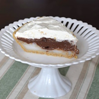 Chocolate Haupia Pie recipe