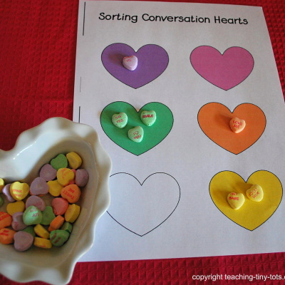 printable conversation hearts color