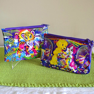 Pencil pouches for party favors.