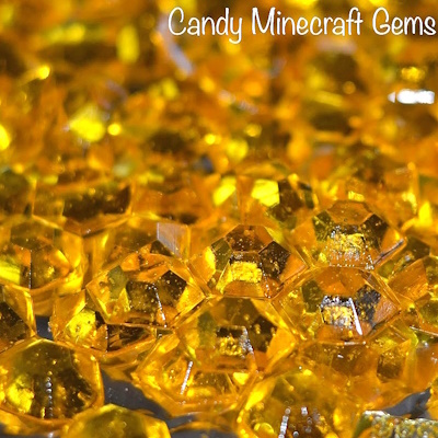 Gold Minecraft Gems Recipe for Parties