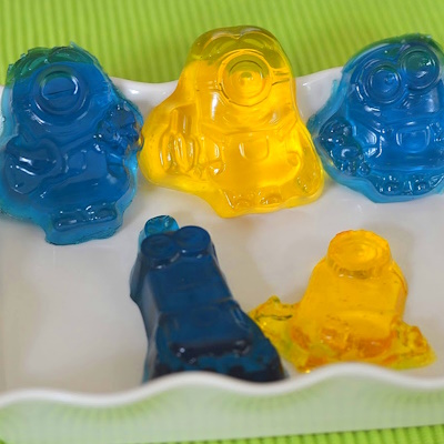 Jello Minion Molds to make Gummies