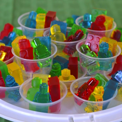 Lego Gummies in Portion Cups