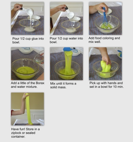 Making Homemade Slime