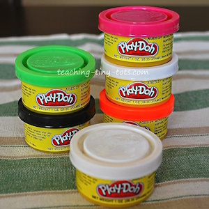Mini Play Doh make great party favors.