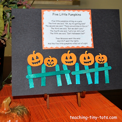 Five little pumpkins craft