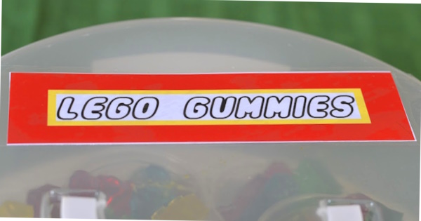 Lego Gummies Label