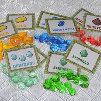 Minecraft Gem Candy Favors