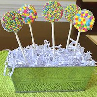 Oreo Pops with Sprinkles