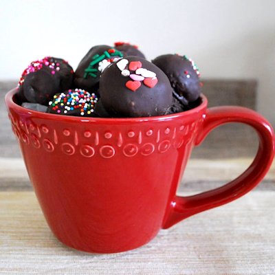 Oreo Truffles in a Cup